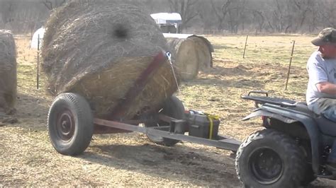 Homemade Hay Bale Spear Dolly Homemade Tractor Hay Bales Trailer Plans