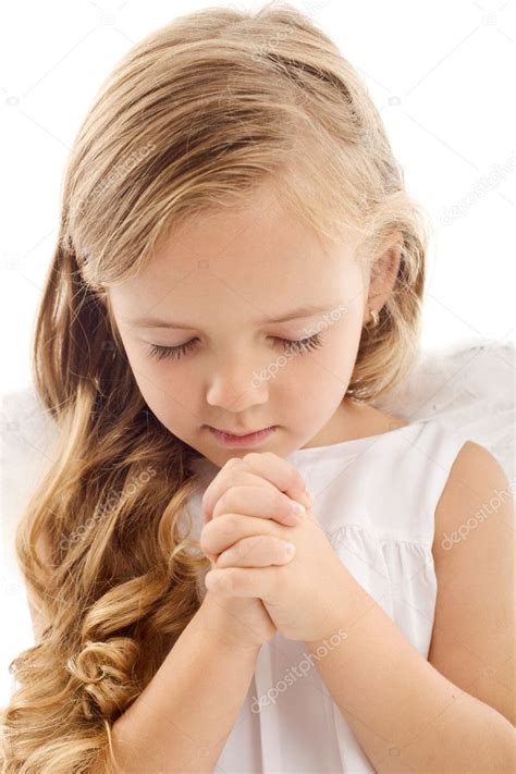 Little Girl Praying — Stock Photo © Ilona75 7113420