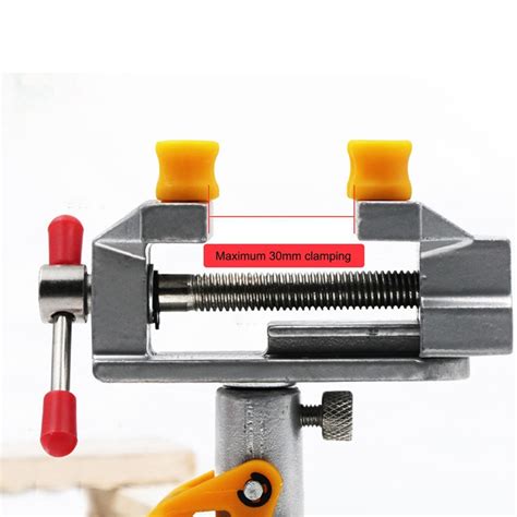 Adjustable Fixed Electric Small Table Bench Vise Rotatable