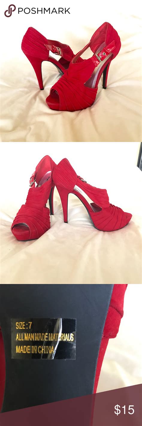 Red Qupid High Heels 👠 Heels High Heels Red High Heels