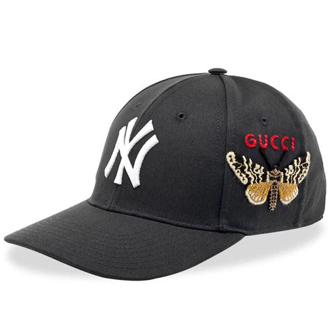 Gucci Ny Yankees Baseball Cap Black End Us