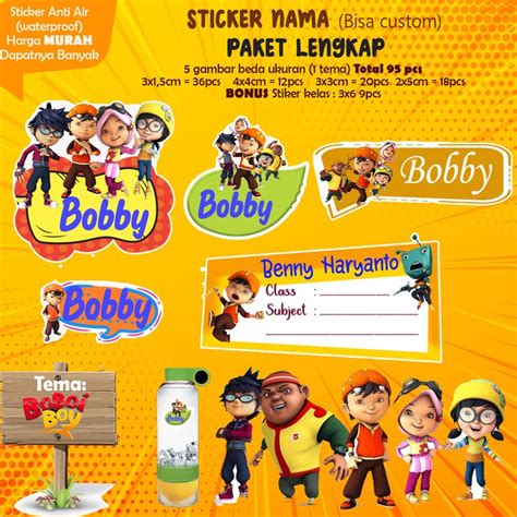 We did not find results for: Sticker Nama Lucu/Custom/Kartun/Cartoon/Waterproof ...