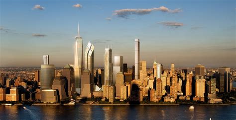 Future Look The Lower Manhattan Skyline
