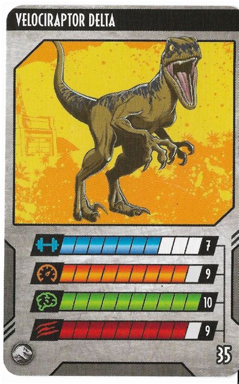 Jurassic World Dino Rivals Velociraptor Echo With Collectors Card New