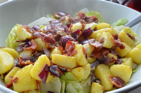 Ajouter le reste des ingrédients dans le bol et mélanger 10 sec / vit. U&Me in the Kitchen: Salade pommes de terre et bacon ...