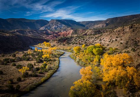 Autumn Chama River Landscape Photography Southwest New Mexico