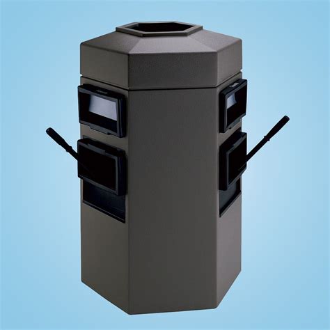 Our trucks will come to your house to pick up your trash, yard waste, garbage, recycling, and bulk items. 35 Gal. Hex Trash/Dual Windshield Center | Cstore1