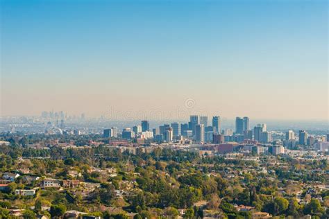 Downtown Los Angeles Skyline Stock Image Image Of Romantic Modern