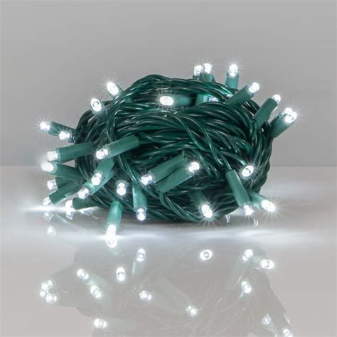 Kringle Traditions 5mm Led Cool White Christmas Lights Mini Led String