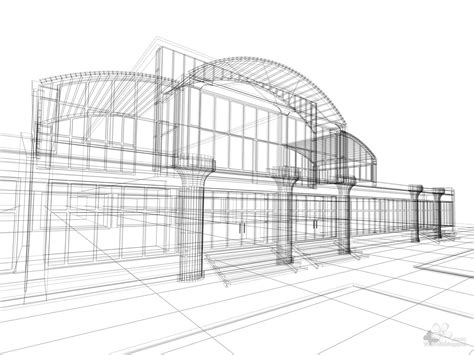 Free Download Architecture Drawing Wallpaper At Paintingvalleycom