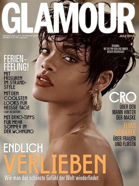 Rihanna Glamour Magazine Cover Germany July 2014 Rihanna Capas