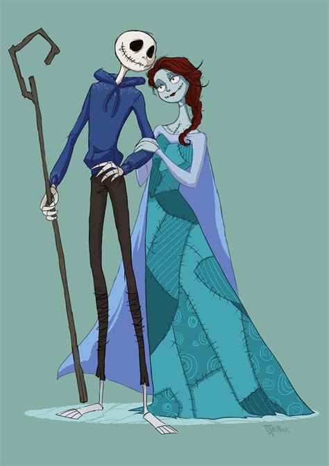 Jack And Sally By Stacheous Obsession Nightmare Before Christmas