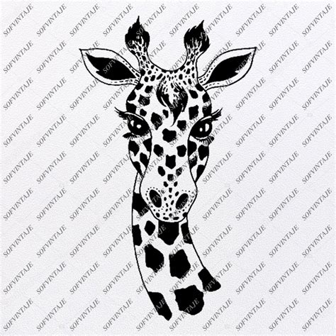 Free Giraffe Svg File
