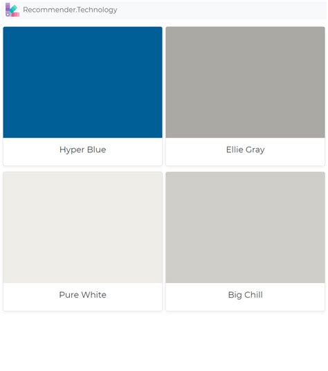 20 Sherwin Williams Big Chill Color Palette Homyhomee