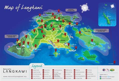 Langkawi Tourist Attractions Map Tourist Destination In The World