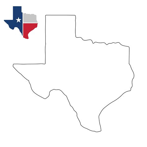 Printable Blank Texas Map Texas Outline Texas Map Art Texas State Map
