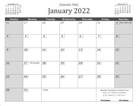 2022 Wall Calendar Printable Printable World Holiday