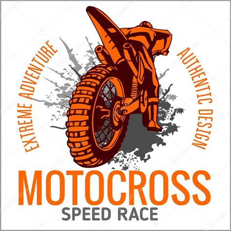 Motocross Sport Emblem — Stock Vector © Digital Clipart 69098667