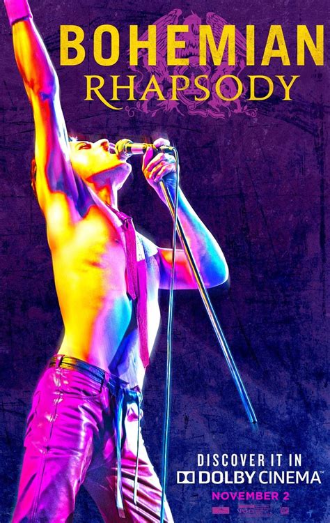 High resolution official theatrical movie poster (#2 of 12) for bohemian rhapsody (2018). Bohemian Rhapsody (2018) Poster #2 - Trailer Addict