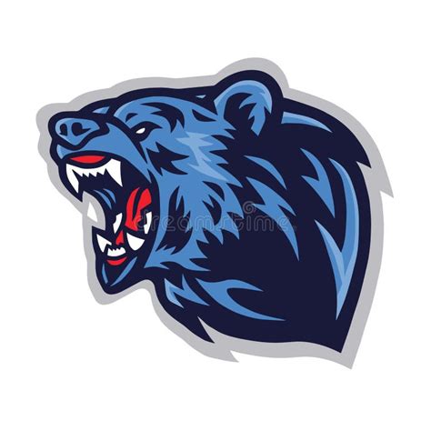 Grizzly Bear Mascot Logo Stock Illustrations 5822 Grizzly Bear