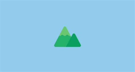 ⛰️ Mountain Emoji On Toss Face 토스페이스 15