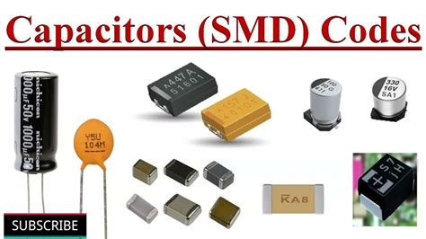 Capacitor And Smd Capacitor Codes Explained With Examples Youtube