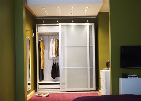 Sometimes the best place to put a wardrobe is in a corner. Ikea Wardrobe Closet Sliding Door | Home Design Ideas