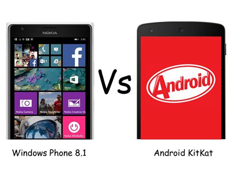 Windows Phone 81 Vs Android Kitkat What You Need To Know One Click
