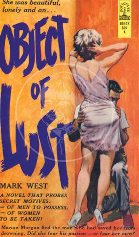 Object Of Lust 10x17 Giclée Canvas Print Of Vintage Pulp Paperback Etsy