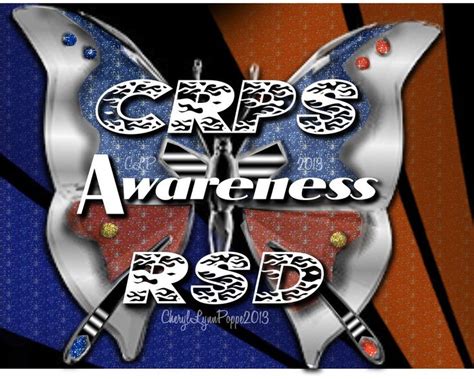 Crps Rsd Awareness Chrome Butterfly Crps Awareness Opp