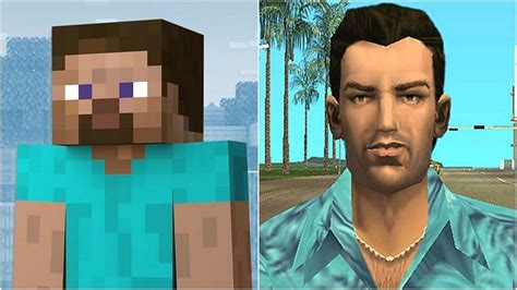 Viral Tweet Claims Minecrafts Steve Is Based On Tommy Vercetti From