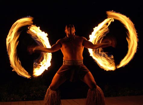 Samoan Fire Dance 3 Maui Hawaii This Photo Captures The Flickr