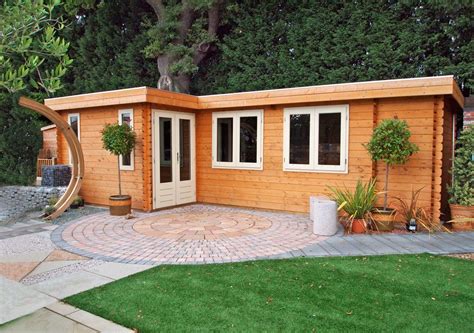 A walk in the wilderness. Large L Shaped "Bordeaux" Summerhouse complete with a ...