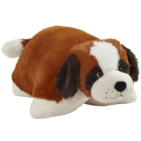Pillow Pets Signature St. Bernard 16" Dog Stuffed Animal - Walmart.com