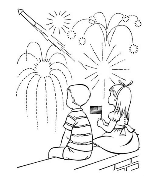 These friends are enjoying some fourth of july fireworks in this detailed colouring page for older children. 4th Of July Coloring Pages For Adults | sheets coloring ...