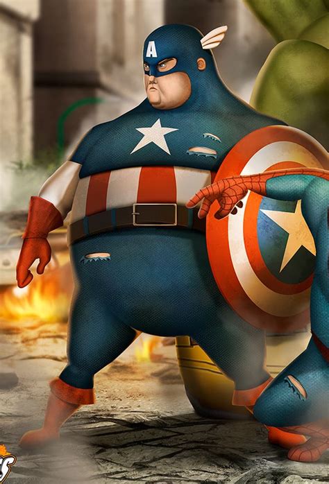 Fat Heroes On Behance Superhero Poster Superhero Movies Superhero