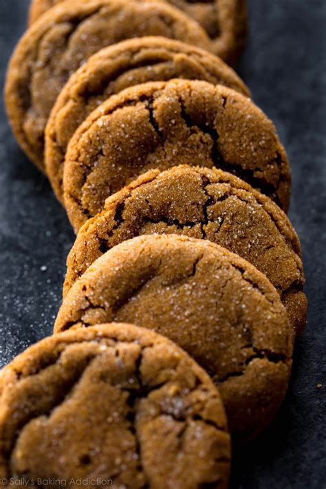 soft molasses cookies sallys baking addiction