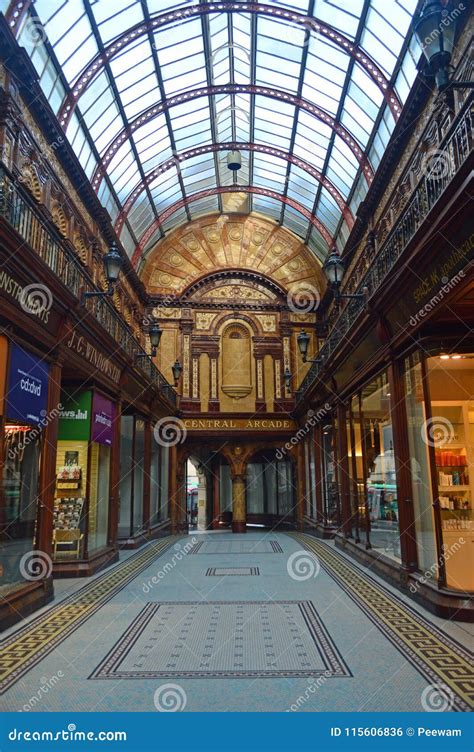 Newcastle Uk The Central Arcade In The City Centre Editorial Photo