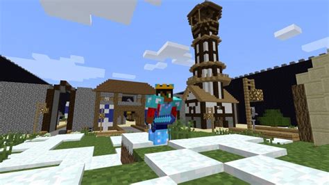 Players can trade for resource points, buy upgrades, use turrets, and more. Kingdom-Craft Minecraft Server