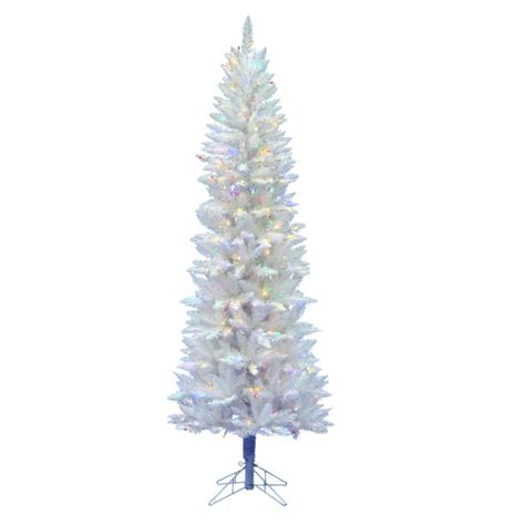 Vickerman Artificial Christmas Tree 5 X 25 Sparkle White Pencil 150