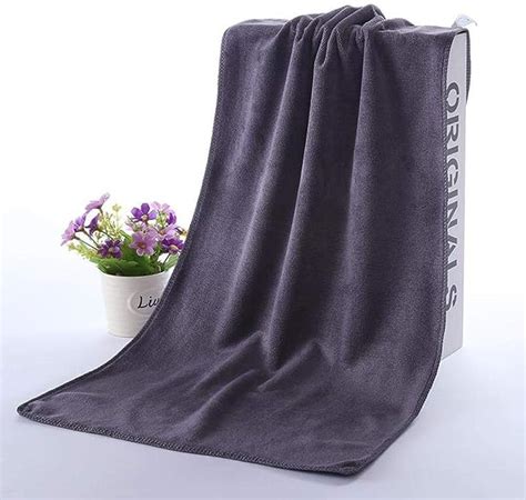 Bath Towel Large Beauty Salon Bath Towel And Bed Special Large Towel Massage Bed Sheet Dark Gray