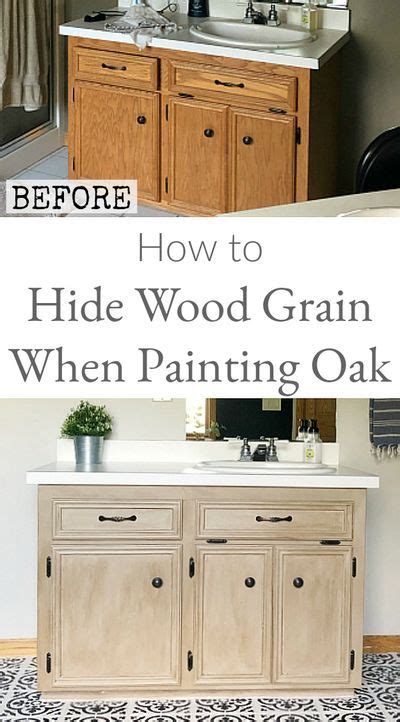 How to paint oak cabinets and hide wood grain. How to Hide Wood Grain when Painting Oak - Lemons ...
