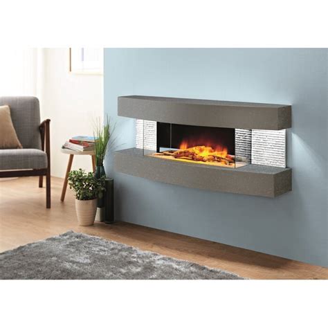 Orren Ellis Fraenzel Curve Wall Mounted Electric Fireplace And Reviews
