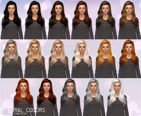 Sims 4 Hairs ~ Aveira Sims 4 Butterflysims 144 Hair Retextured