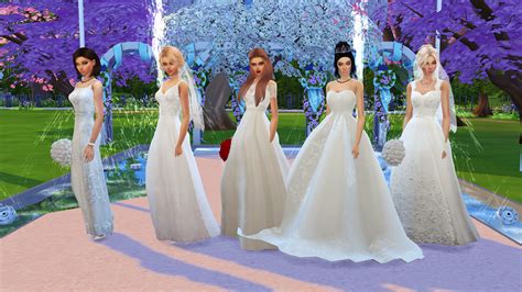 Simowa Ulica The Sims 4 Wedding Dresses Lookbook Cc Links Mods