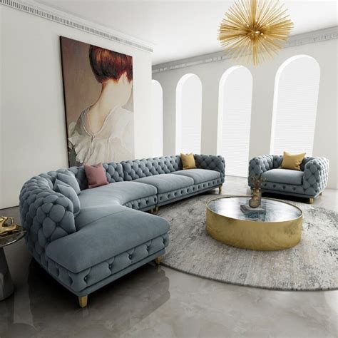 Living Room Sofa Set Corner Sofa Recliner Couch Genuine Leather
