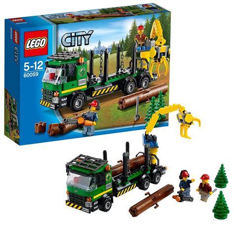 Lego City 60059 Pas Cher Le Camion Forestier