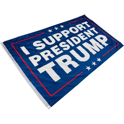 i support president trump flag 3 x 5 ft double sided