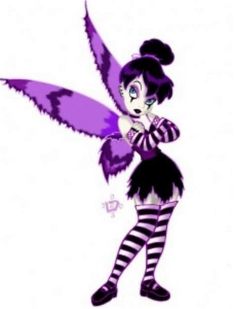 Goth With Purple Tinkerbell Disney Tinkerbell Pictures Disney Fairies