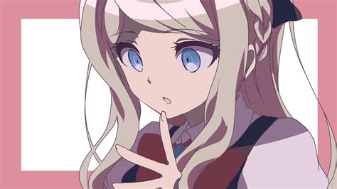 Safebooru 1girl Anime Coloring Bangs Black Bow Blonde Hair Blue Eyes Border Bow Bowtie Braid